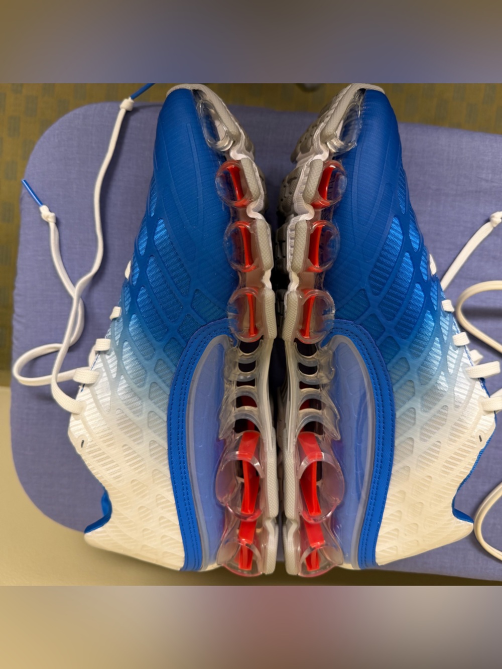 Adidas F50 Running Shoes Red Black White/ White / Blue 🇺🇸🏃‍♂️ NWOT